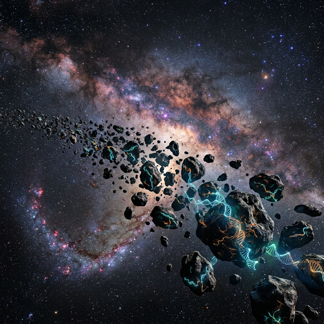 Asteroids as carriers of life